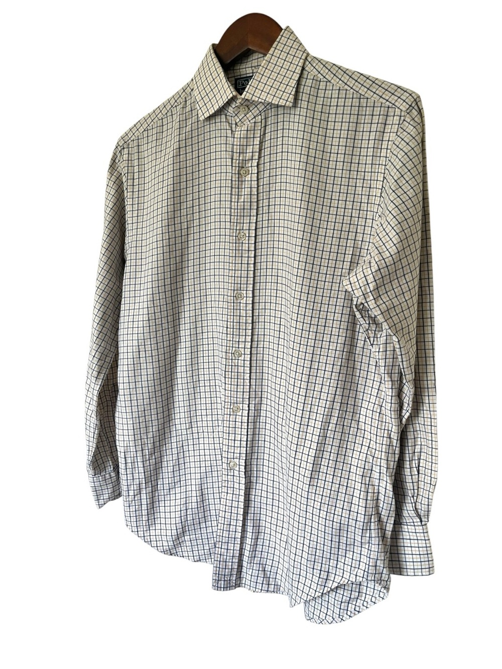 Polo Ralph Lauren Men's Regent Classic Fit Yellow/Blue/White Grid Button-Up